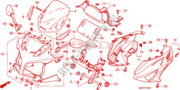 TETE DE FOURCHE (CBF600S8/SA8) pour Honda CBF 600 FAIRING de 2008