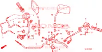 LEVIER DE GUIDON   CABLE   COMMODO pour Honda CBF 600 FAIRING ABS 25KW de 2009
