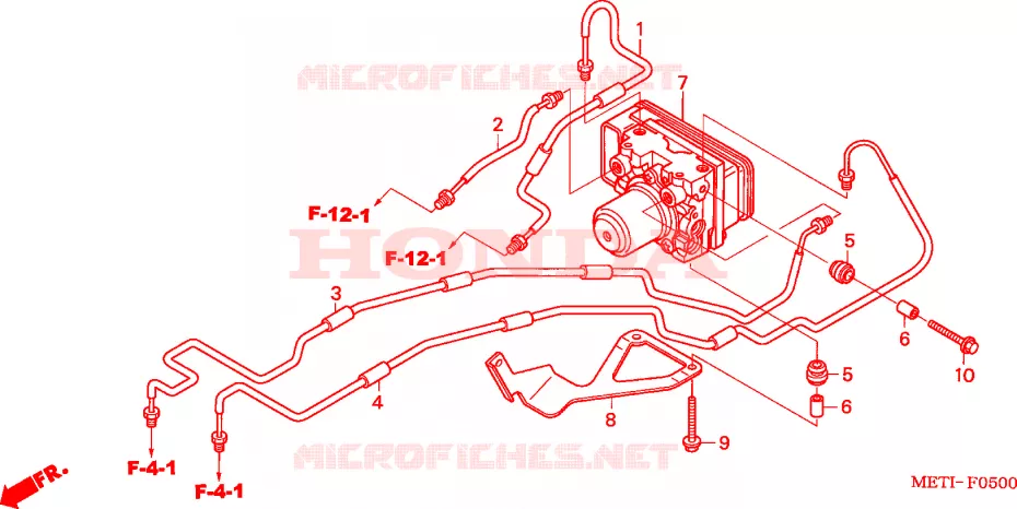 MODULATEUR ABS Honda MOTO 500 CBF 2004  CBF500A4