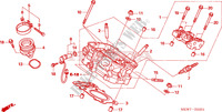 CULASSE DE CYLINDRE ARRIERE pour Honda DEAUVILLE 700 ABS de 2010