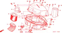 FILTRE A AIR pour Honda DEAUVILLE 700 ABS de 2008