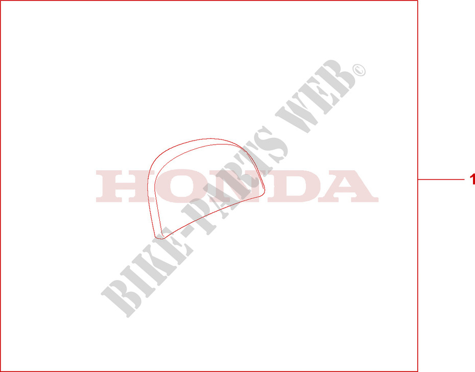 DOSSERET TOP CASE 35L pour Honda CBF 1000 S ABS de 2007