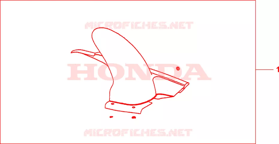 LECHE ROUE ARRIERE Honda MOTO 1000 CBF 2007  CBF10007