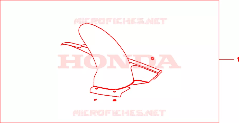 LECHE ROUE ARRIERE NHA48M Honda MOTO 1000 CBF 2007  CBF10007
