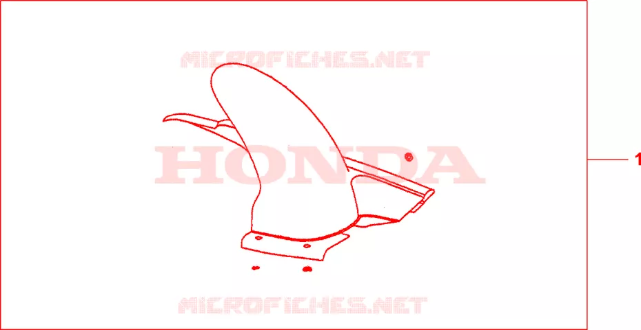 LECHE ROUE ARRIERE YR254M Honda MOTO 1000 CBF 2007  CBF1000T7