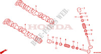 ARBRE A CAMES   SOUPAPE pour Honda CBF 1000 ABS de 2008