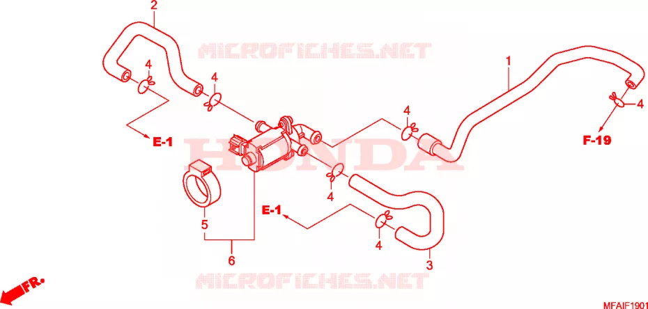 COMMANDE INJECTION D'AIR SOUPAPE Honda MOTO 1000 CBF 2009  CBF1000S9