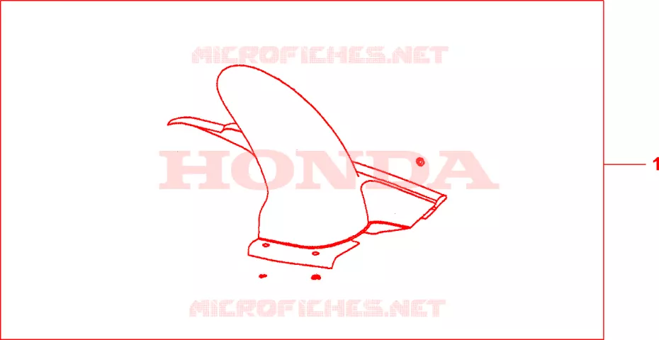 LECHE ROUE ARRIERE Honda MOTO 1000 CBF 2008  CBF1000T8