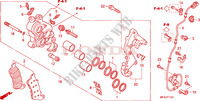 ETRIER DE FREIN AVANT DROIT (CBF1000A/T/S) pour Honda CBF 1000 T ABS de 2010