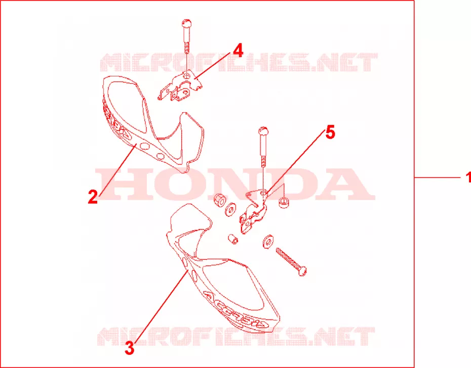 PROTEGES MAINS Honda MOTO 650 FMX 2005  FMX6505