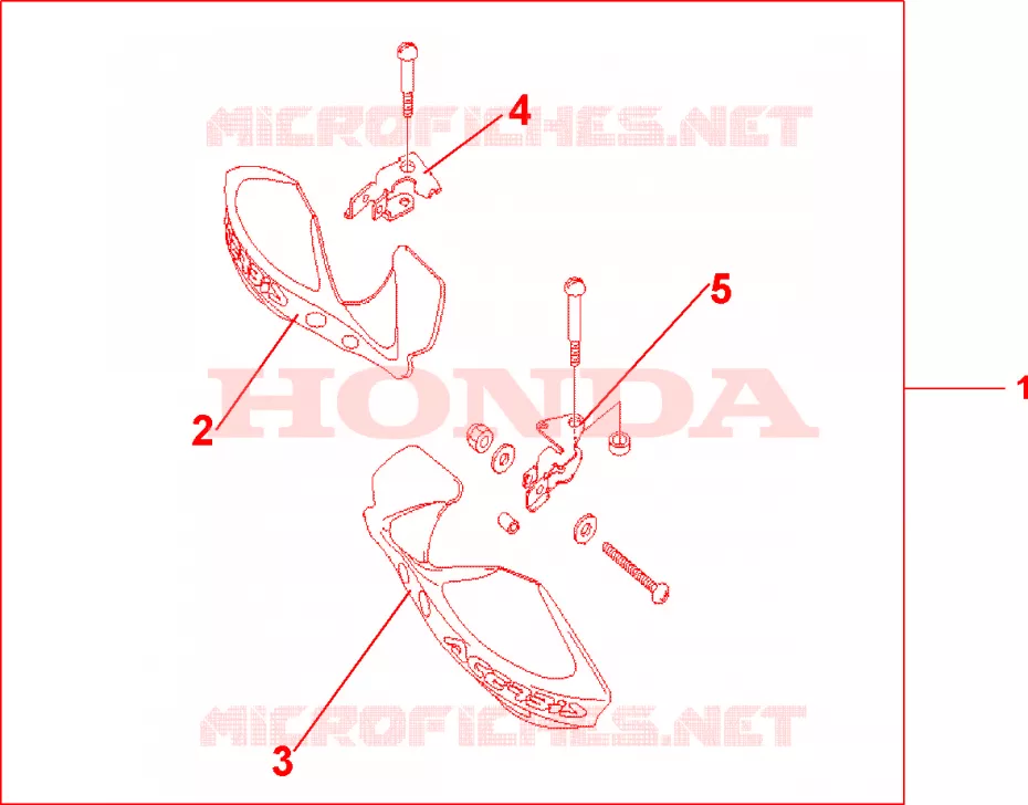 PROTEGES MAINS Honda MOTO 650 FMX 2006  FMX6505