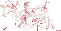 RESERVOIR A CARBURANT pour Honda SHADOW VT 750 SPIRIT F de 2009