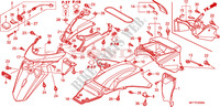 GARDE BOUE ARRIERE pour Honda TRANSALP 700 ABS de 2009