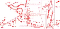 MAITRE CYLINDRE FREIN AR.(ABS) pour Honda TRANSALP 700 ABS de 2009