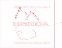 TAPIS ET SANGLE DE TOP CASE pour Honda TRANSALP 700 de 2011