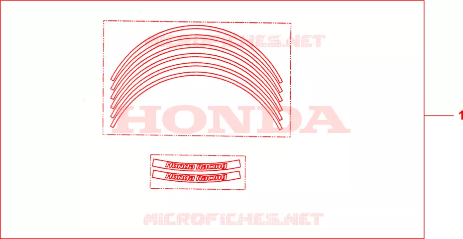LISERE DE JANTES PEARL ACID YELLOW Honda MOTO 600 HORNET 2009  CB600F39