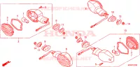 CLIGNOTANT pour Honda CB 1000 R de 2009