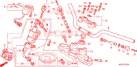GUIDON   TE DE FOURCHE pour Honda CB 1000 R de 2009