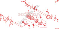 BARILLET DE SELECTION pour Honda CBR 600 F SPECIALE de 2011