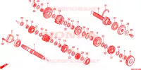 BOITE DE VITESSES pour Honda CBR 600 F de 2011