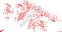 REPOSE PIED pour Honda CBR 600 F SPECIAL de 2011