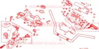 GUIDON   TE DE FOURCHE pour Honda CBX 750 de 1998