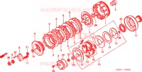 EMBRAYAGE pour Honda TRX 250 FOURTRAX RECON Standard de 2007