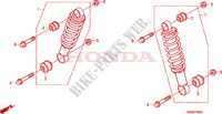 AMORTISSEUR AVANT pour Honda TRX 250 FOURTRAX RECON Standard de 2011