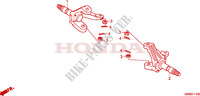 ARBRE DE ROUE  pour Honda TRX 250 FOURTRAX RECON Standard de 2010