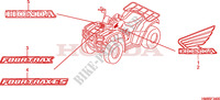 AUTOCOLLANTS pour Honda TRX 250 FOURTRAX RECON Standard de 2011