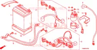 BATTERIE pour Honda TRX 250 FOURTRAX RECON Standard de 2011