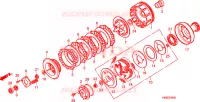 EMBRAYAGE pour Honda TRX 250 FOURTRAX RECON Standard de 2011