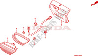 FEU ARRIERE pour Honda TRX 250 FOURTRAX RECON Standard de 2010