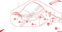 SELLE pour Honda TRX 250 FOURTRAX RECON Standard de 2010