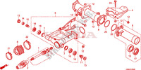 BRAS OSCILLANT pour Honda FOURTRAX 500 FOREMAN RUBICON Hydrostatic de 2011