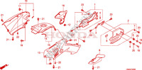 CARENAGE ARRIERE pour Honda FOURTRAX 500 FOREMAN RUBICON Hydrostatic de 2011