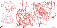 CARTER MOTEUR pour Honda FOURTRAX 500 FOREMAN RUBICON Hydrostatic de 2011