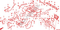 GARDE BOUE ARRIERE pour Honda FOURTRAX 500 FOREMAN RUBICON Hydrostatic de 2011