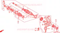 ARTICULATION(TRX350FM/FE) pour Honda FOURTRAX 350 RANCHER 4X4 de 2005