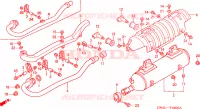 SILENCIEUX D'ECHAPPEMENT pour Honda FOURTRAX 350 RANCHER 4X4 de 2005