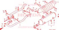 SILENCIEUX D'ECHAPPEMENT pour Honda FOURTRAX 350 RANCHER 4X4 de 2006
