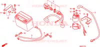 BATTERIE pour Honda TRX SPORTRAX 250 X de 2011