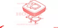CYLINDRE pour Honda TRX SPORTRAX 250 X de 2011