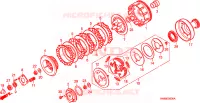 EMBRAYAGE pour Honda TRX SPORTRAX 250 X de 2011