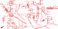 CABLES   COMMODOS   LEVIERS   POIGNEES pour Honda FOURTRAX 400 RANCHER AT de 2005