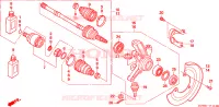 ARTICULATION(TRX500FE/FM) pour Honda FOURTRAX 500 FOREMAN 4X4 de 2005