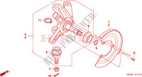 ARTICULATION(TRX500TM) pour Honda FOURTRAX 500 FOREMAN RED de 2006
