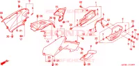 COUVERCLES LATERAUX pour Honda FOURTRAX 500 FOREMAN 4X4 de 2005