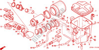 FILTRE A AIR pour Honda FOURTRAX 500 FOREMAN 4X4 Electric Shift de 2006