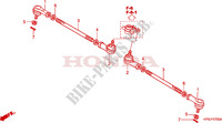 BARRE DE DIRECTION pour Honda FOURTRAX 500 FOREMAN 4X4 RED de 2009